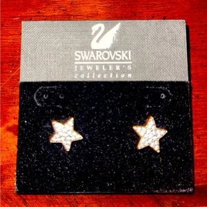 Swarovski star stud earrings